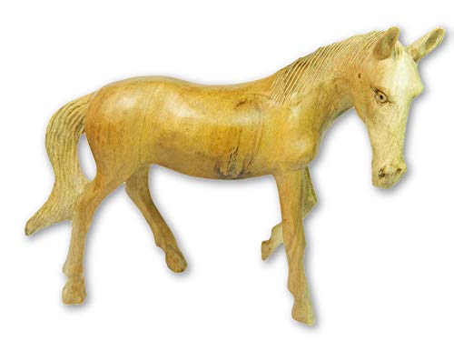 Wooden Horse Carving - Walking Horse 25cm